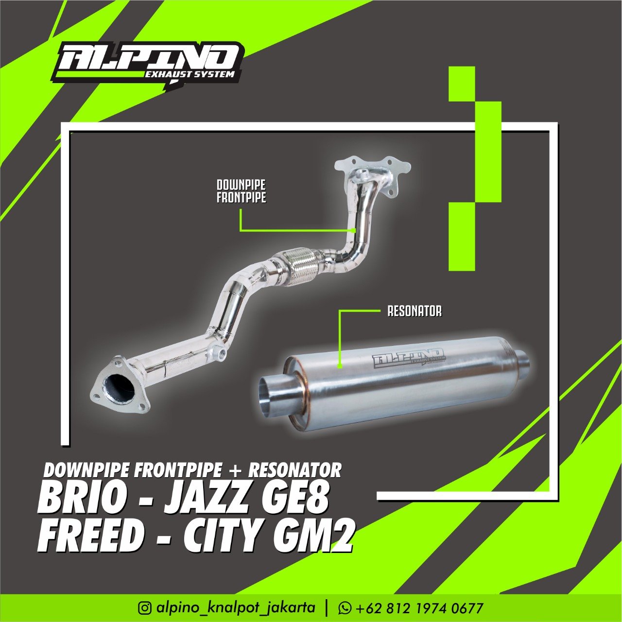 Knalpot Honda Jazz ge8